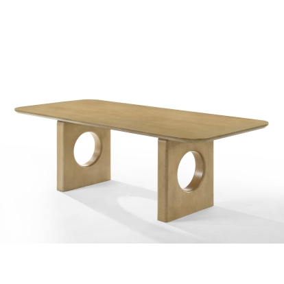 LA Furniture Oshana Modern White Oak Dining Set VGMA-MIT-5351-SET Contemporary Style by Vig Furnitrue Number 81454 Catch Home Goods