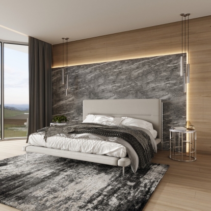 LA Furniture Bergeron Contemporary Cream Woven Fabric Bed VGODZW-20107-WHT-BED Contemporary Style by Vig Furnitrue Number 79160|79161 Catch Home Goods