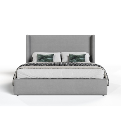 LA Furniture Byrne + Asus Modern Grey Fabric + Elm Grey Bed & 2 Nightstands VGEVVG713-GRY-3PC Contemporary Style by Vig Furnitrue Number 85648|85649 Catch Home Goods
