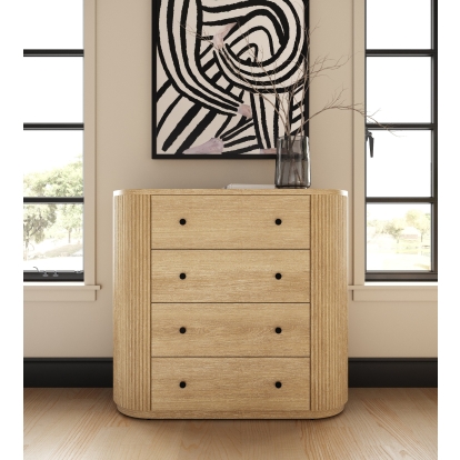 LA Furniture Jacobson Modern Natural Acacia Chest VGWD-LYO-TB04 Contemporary Style by Vig Furnitrue Number 81747 Catch Home Goods