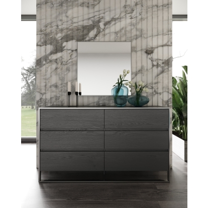 LA Furniture Jolene Modern Grey Mirror VGBBMR1710MI-GRY-MIR Contemporary Style by Vig Furnitrue Number 77951 Catch Home Goods