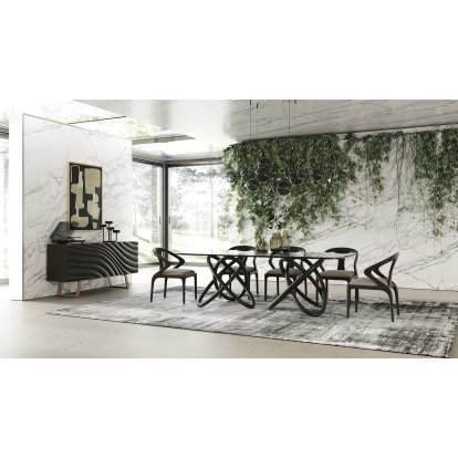 LA Furniture Finley Mid-Century Black & Gold Buffet VGCSSB-16050-BLK Contemporary Style by Vig Furnitrue Number 81727 Catch Home Goods