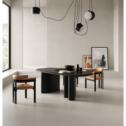 LA Furniture Summit Modern 87" Black Ash Dining Table VGOD-LZ-342DT-A Contemporary Style by Vig Furnitrue Number 81607 Catch Home Goods