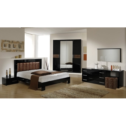 LA Furniture Queen Moon Italian Modern California King Bedroom Set VGACCMOON-SET-BR-Q Contemporary Style by Vig Furnitrue Number 72818 Catch Home Goods
