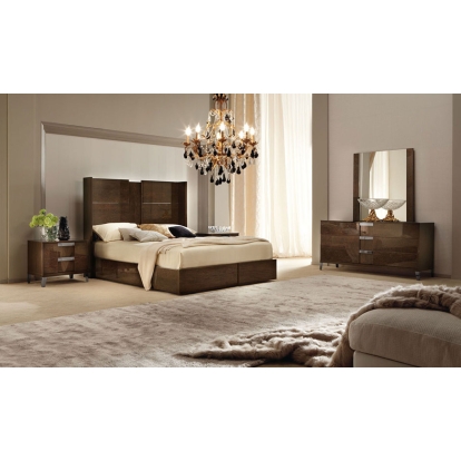 LA Furniture Eastern King ALF Soprano Italian Modern Bedroom Set With Storage Drawer VGALFSOPRANO-EK Contemporary Style by Vig Furnitrue Number 73025 Catch Home Goods