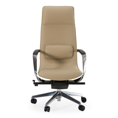 LA Furniture Nadella Modern Beige High Back Executive Office Chair VGFU-FK003-A-BG-OFF-CH Contemporary Style by Vig Furnitrue Number 80458 Catch Home Goods
