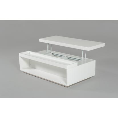 LA Furniture Nancy Modern White Coffee Table VGWCP210A Contemporary Style by Vig Furnitrue Number 13317 Catch Home Goods