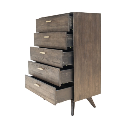 LA Furniture Novak Modern Dark Oak Chest VGLBNANT-CH82 Contemporary Style by Vig Furnitrue Number 75485 Catch Home Goods