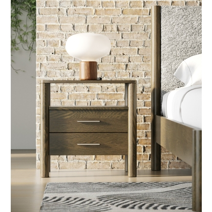 LA Furniture Carolina Modern Wenge Nightstand VGMA-BR-167-NS-WNG Contemporary Style by Vig Furnitrue Number 83035 Catch Home Goods