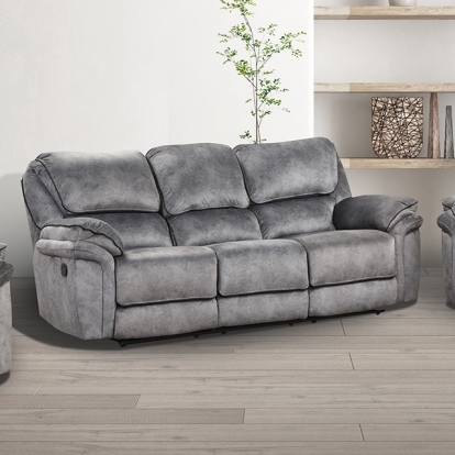Furniture Of America Themis Transitional Gray Manual Sofa Model NX6002GY-SF