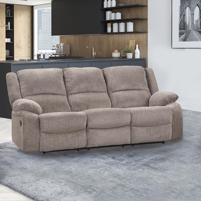 Furniture Of America Cosimo Transitional Mocha Manual Sofa Model NX6003GY-SF