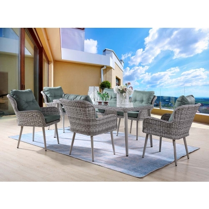 Acme Jenneva 7PC Patio Dining Set Model OT01095