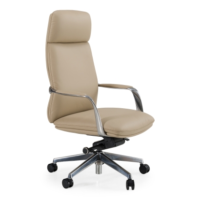 LA Furniture Ozark Modern Tan Vegan Leather Office Chair VGFU-A2216-1-TAN Contemporary Style by Vig Furnitrue Number 82218 Catch Home Goods