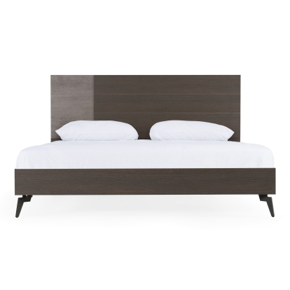 LA Furniture Palermo Italian Modern Faux Concrete & Grey Bed VGACPALERMO-BED Contemporary Style by Vig Furnitrue Number 74778A|74779A Catch Home Goods