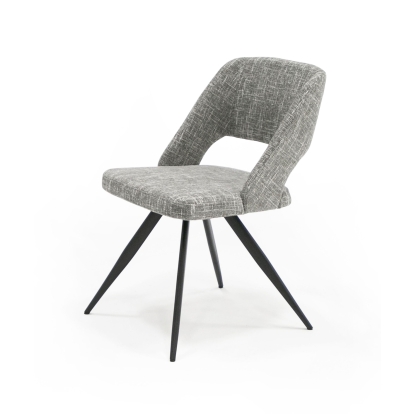 LA Furniture Palmer Modern Grey Fabric Dining Chair (Set of 2) VGEWF3207AC-GRY Contemporary Style by Vig Furnitrue Number 73220Z Catch Home Goods