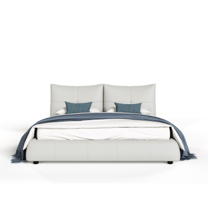 LA Furniture Queen Patrick Modern Light Grey Leather Bed VGKKB-75-GRY-BED-Q Contemporary Style by Vig Furnitrue Number 82204|82204A Catch Home Goods