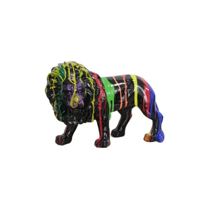 LA Furniture Lion Multi Colored Sculpture VGTH-PC-0180 Contemporary Style by Vig Furnitrue Number 79723 Catch Home Goods