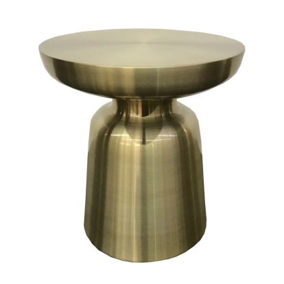 LA Furniture Peter Glam Gold End Table VGGMET-1432A Contemporary Style by Vig Furnitrue Number 77372 Catch Home Goods