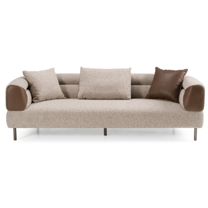 LA Furniture Plume Modern Brown Fabric Sofa VGOD-ZW-24014-NH30173-5 Contemporary Style by Vig Furnitrue Number 83029 Catch Home Goods