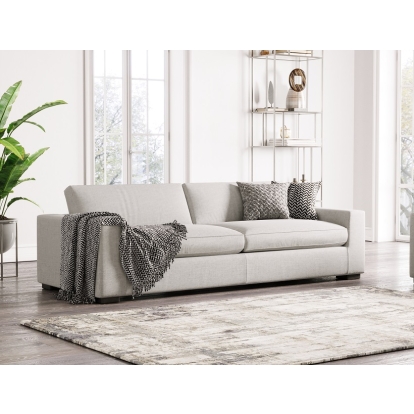 LA Furniture Poppy Modern White Fabric Sofa VGKK-KF1031-WHT-S Contemporary Style by Vig Furnitrue Number 79803 Catch Home Goods