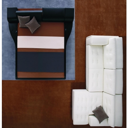 LA Furniture Portofino Adjustable Leatherette Bed with built-in Nightstands VGWCPORTOFINO-1 Contemporary Style by Vig Furnitrue Number 15351 Catch Home Goods