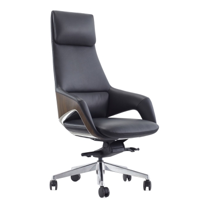 LA Furniture Prost Modern Black High Back Executive Office Chair VGFU-FK005-A-BLK-OFF-CH Contemporary Style by Vig Furnitrue Number 80445 Catch Home Goods