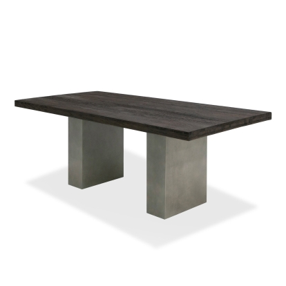 LA Furniture Renzo Modern Oak & Concrete 79" Dining Table VGGRRENZO-79 Contemporary Style by Vig Furnitrue Number 73298 Catch Home Goods