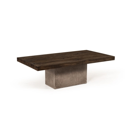 LA Furniture Renzo Modern Oak & Concrete Coffee Table VGGR649245 Contemporary Style by Vig Furnitrue Number 73836 Catch Home Goods