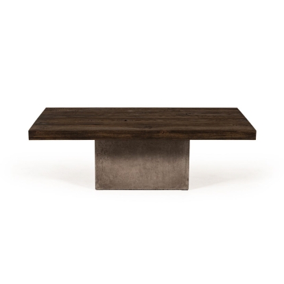 LA Furniture Renzo Modern Oak & Concrete Coffee Table VGGR649245 Contemporary Style by Vig Furnitrue Number 73836 Catch Home Goods