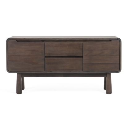 LA Furniture Rhea Modern Dark Acacia Buffet VGWDMAR-BUF02-2D-DK Contemporary Style by Vig Furnitrue Number 81311 Catch Home Goods