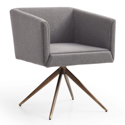 LA Furniture Riaglow Contemporary Dark Grey Fabric Dining Chair VGVCB8523-DKGRY-DC Contemporary Style by Vig Furnitrue Number 78649 Catch Home Goods