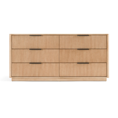 LA Furniture Santa Monica Modern Natural Oak Dresser VGMABR-144-DRS Contemporary Style by Vig Furnitrue Number 80885|80885A Catch Home Goods