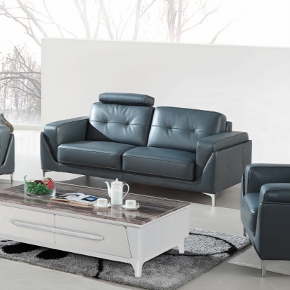 LA Furniture Markham Modern Grey Bonded Leather Sofa VGBNSBL-9211-GRY-SOFA Contemporary Style by Vig Furnitrue Number 72878 Catch Home Goods