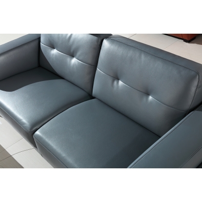 LA Furniture Markham Modern Grey Bonded Leather Sofa VGBNSBL-9211-GRY-SOFA Contemporary Style by Vig Furnitrue Number 72878 Catch Home Goods