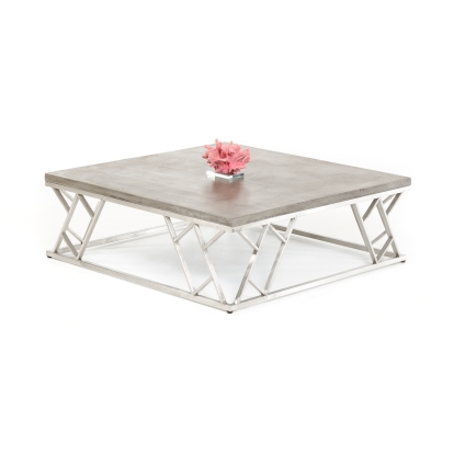 LA Furniture Scape Modern Concrete Coffee Table VGGR630300 Contemporary Style by Vig Furnitrue Number 70335 Catch Home Goods