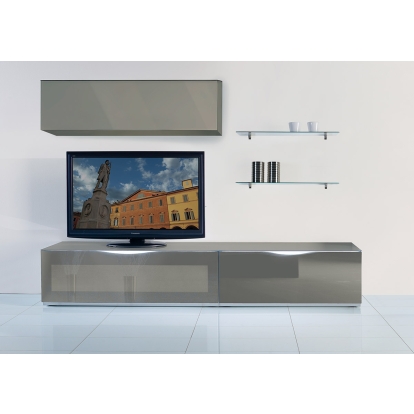 LA Furniture MO-USA2 Modena Grey TV Entertainment System Made In Italy VGMUMO-USA4-GR Contemporary Style by Vig Furnitrue Number 16042 Catch Home Goods