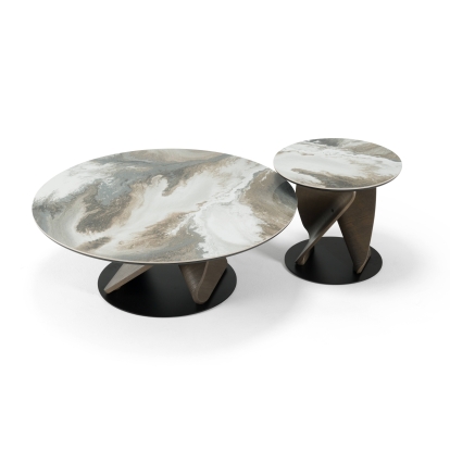 LA Furniture Schiff Modern Marbled Ceramic Coffee Table Set VGCS-EMA2-007-008 Contemporary Style by Vig Furnitrue Number 81589 Catch Home Goods