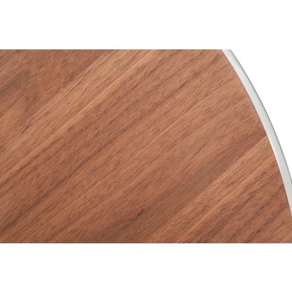 LA Furniture Silvia Modern Walnut & Stainless Steel Coffee Table VGHB228E-V Contemporary Style by Vig Furnitrue Number 73968 Catch Home Goods