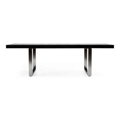 LA Furniture Skyline Modern Black Crocodile Lacquer Extendable Dining Table VGUNAC803-255-B Contemporary Style by Vig Furnitrue Number 12640 Catch Home Goods