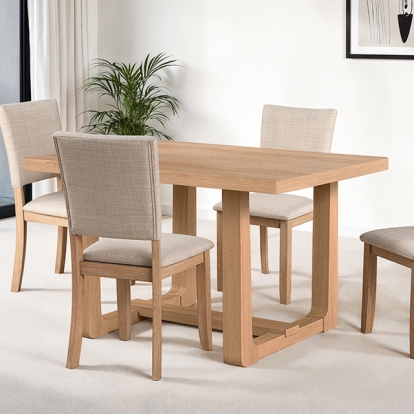 Furniture Of America Sauro Transitional Natural Dining Table Model SL3405NT-T