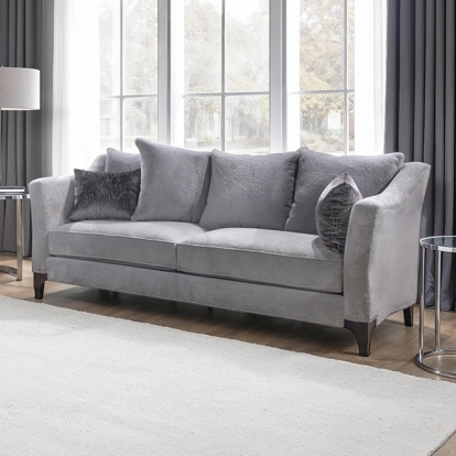 Furniture Of America Goshen Transitional Light Gray Sofa Model SM2294LG-SF