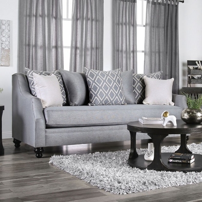 Furniture Of America Nefyn Transitional Gray Sofa Model SM2670-SF
