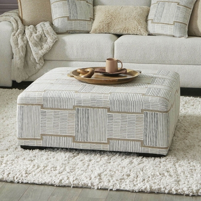 Furniture Of America Cochrane Contemporary Beige Ottoman Model SM5120-OT
