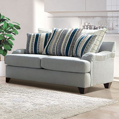 Furniture Of America Plaistow Transitional Gray Loveseat Model SM5189-LV