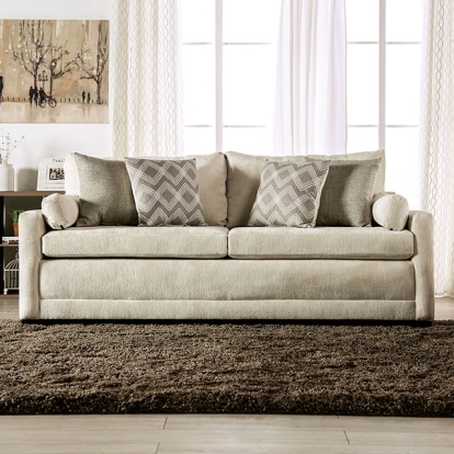 Furniture Of America Burgess Transitional Beige Sofa Model SM7753-SF
