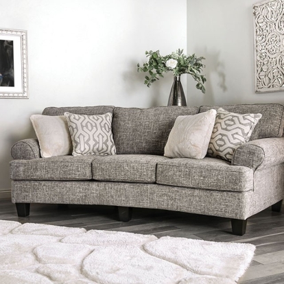 Furniture Of America Pierpont Transitional Gray Sofa Model SM8012-SF