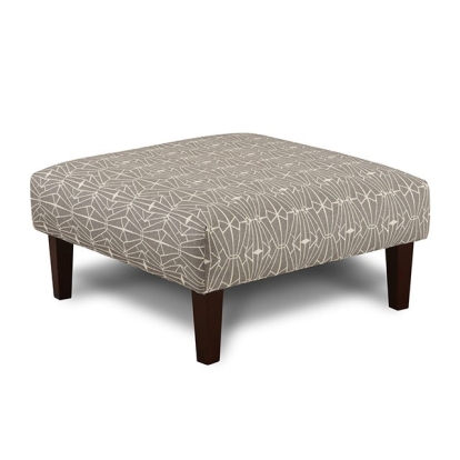 Furniture Of America Parker Transitional Gray/Pattern Ottoman Model SM8563-OT-EC