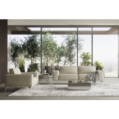 LA Furniture Soho Italian Grey Maya Cloud Leather Sofa VGCCSOHO-SF-CL-GRY-S Contemporary Style by Vig Furnitrue Number 79360 Catch Home Goods