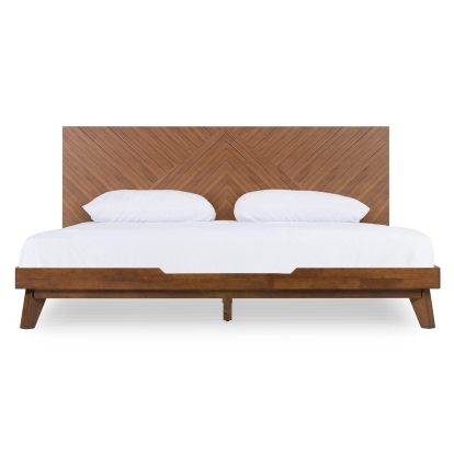LA Furniture Soren Modern Walnut Bed VGMABR-89 Contemporary Style by Vig Furnitrue Number 76731|76732|77602 Catch Home Goods
