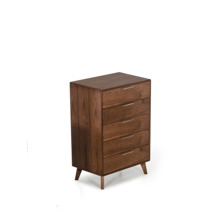 LA Furniture Soria Mid-Century Walnut Chest VGMABR-32-CHST Contemporary Style by Vig Furnitrue Number 71885|71885A Catch Home Goods